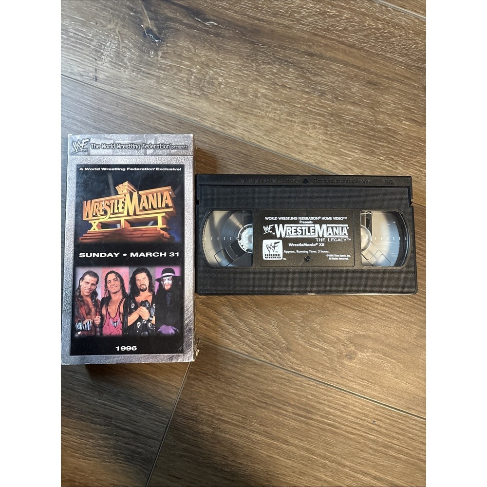 WWF - WrestleMania XII (VHS,‎ 1999)  Wrestlemania 12